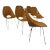 Set of 6 Medea Chairs by Vittorio Nobili, 1950s For Sale