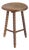 Antique French Round Wooden Bobbin Side Table or Stool, 1920s For Sale