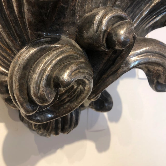 Italian Vintage Intricately Hand Carved Wall Bracket For Sale - Image 10 of 12
