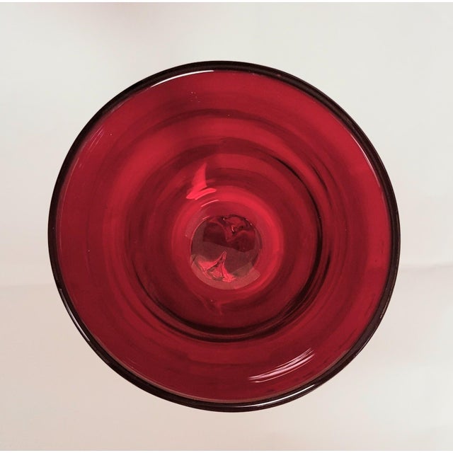 1960s Blenko Regal Chalice Vase For Sale - Image 14 of 16