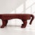 Handmade Sculptural Leopard Bench,Red & Black Design For Sale - Image 6 of 7