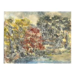 1966 Nadine Vartanian Impressionist Landscape