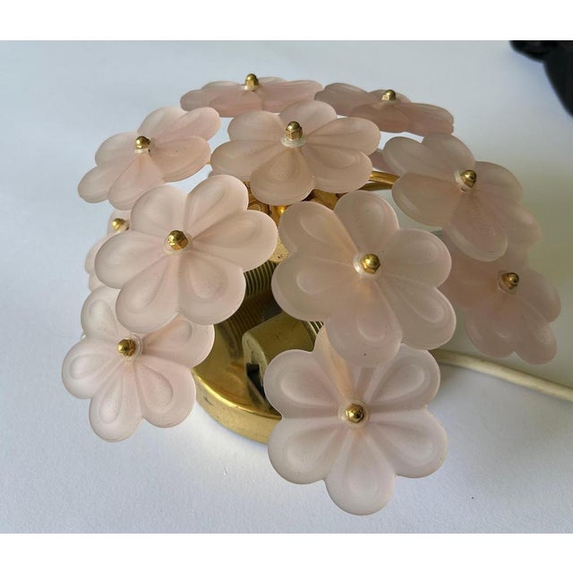 1980s Ballerina Pink Wall Light in Murano Glass, 1980s For Sale - Image 5 of 18