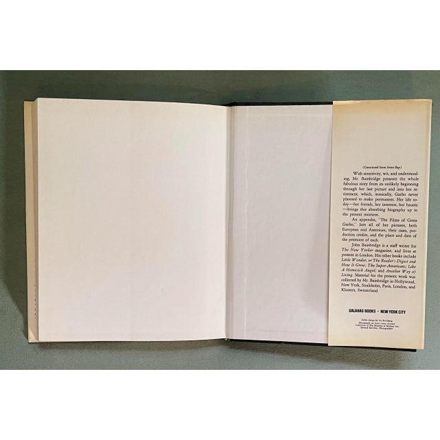 White 1970s Garbo by John Bainbridge Hardcover Book For Sale - Image 8 of 10