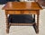 1990s Baker Furniture English Oak & Burl Wood Barley Twist Writing Desk For Sale - Image 5 of 7