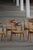 Elegant set of six ch29 “sawbuck” (danish: savbukkestol) dining chairs designed by hans j. Wegner in 1951 and produced by...