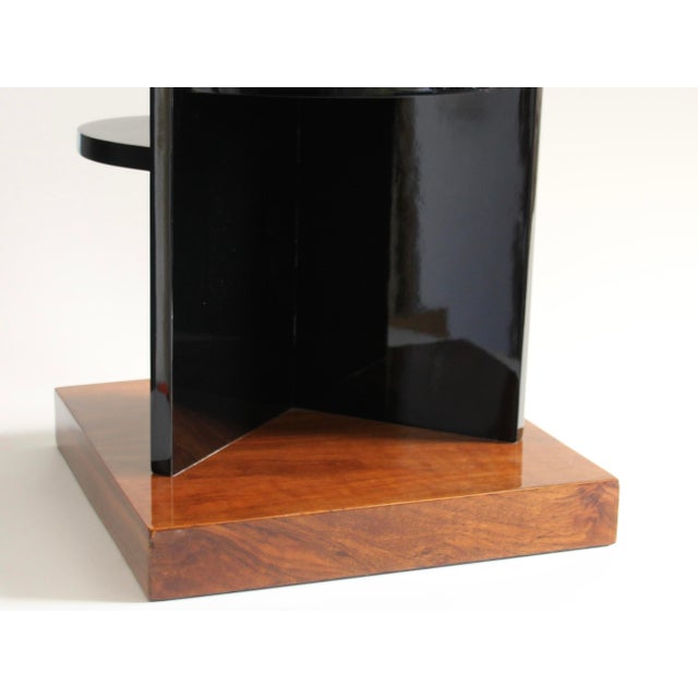 French Art Deco Cubist Side Table, 1930s For Sale - Image 4 of 11