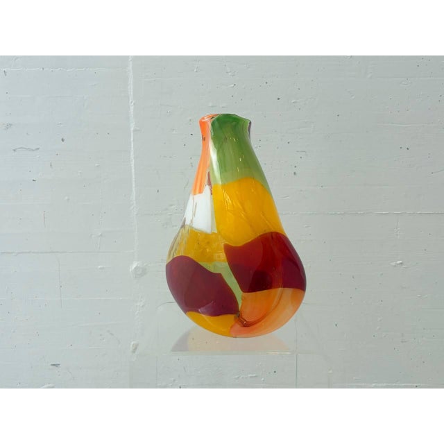 Studio Glass Vase fro Mdina Glass, Malta, 1970s For Sale - Image 15 of 17