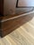 Vintage Heywood-Wakefield Dark Wood Dresser With Architectural Mirror For Sale - Image 13 of 13