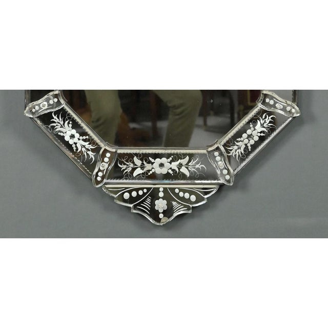 Vintage Octagonal Venetian Mirror, 1950 For Sale - Image 13 of 18