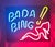 Mid-Century Modern Authentic Fallon Neon "Bada Bing" Glass Gas-Discharge Sign – The Sopranos Memorabilia For Sale - Image 3 of 12