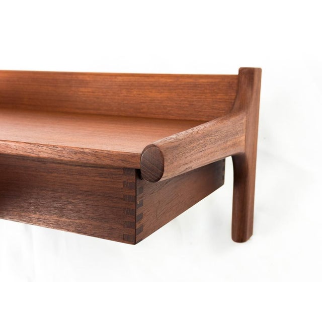 Teak Wall Console attributed to Børge Mogensen, 1960s For Sale - Image 11 of 13