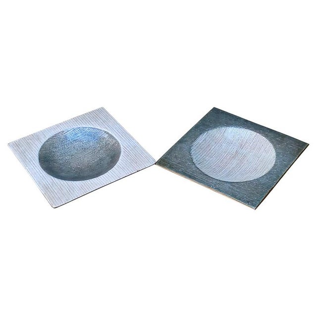 Italian Enameled Plates, 1960s, Set of 2 For Sale - Image 11 of 11