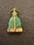 14k Yellow Gold Pendant With Hand Carved Jade Sitting Buddha With Chinese Hat. For Sale In Greensboro - Image 6 of 12