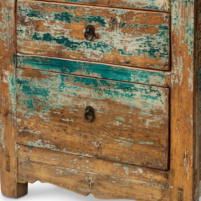 Distressed Blue Storage Chest For Sale - Image 7 of 11