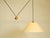 Beige Large Kera Adjustable Counterweight Pendant Lamp by Florian Schulz 1980s For Sale - Image 8 of 13
