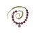 Add a touch of regal elegance to your collection with this 22K Yellow Gold Necklace with Natural Rubies . This...