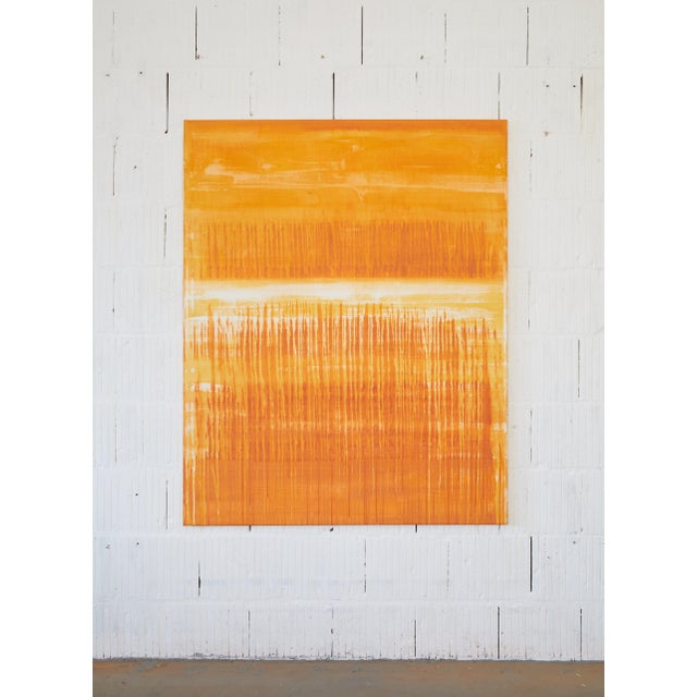 Colour washes of orange yellow. Based on a research trip to Tenerife in which I hiked volcanoes, mountains and forests...