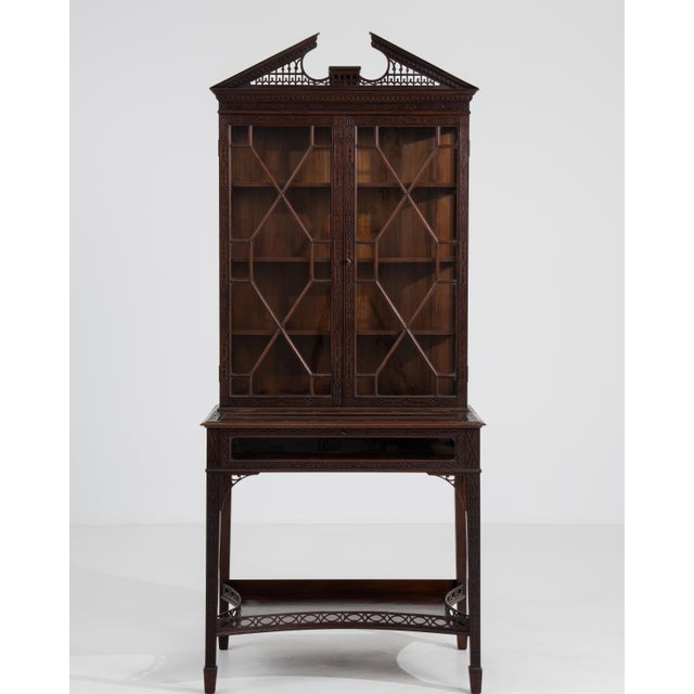 19th Century Fine Chippendale Vitrine For Sale - Image 14 of 16