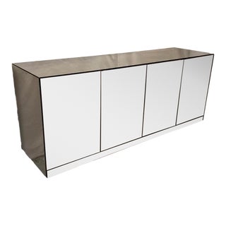 Mid-Century Modern Mirrored Credenza For Sale