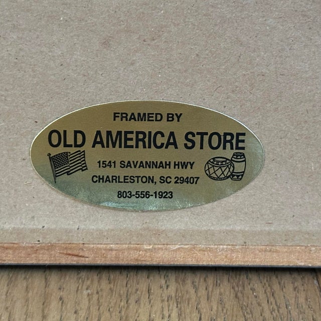 1970s 1970s Mid-Century Modern Brutalist Abstract Lithograph by Richard H. Scott - Framed For Sale - Image 5 of 6