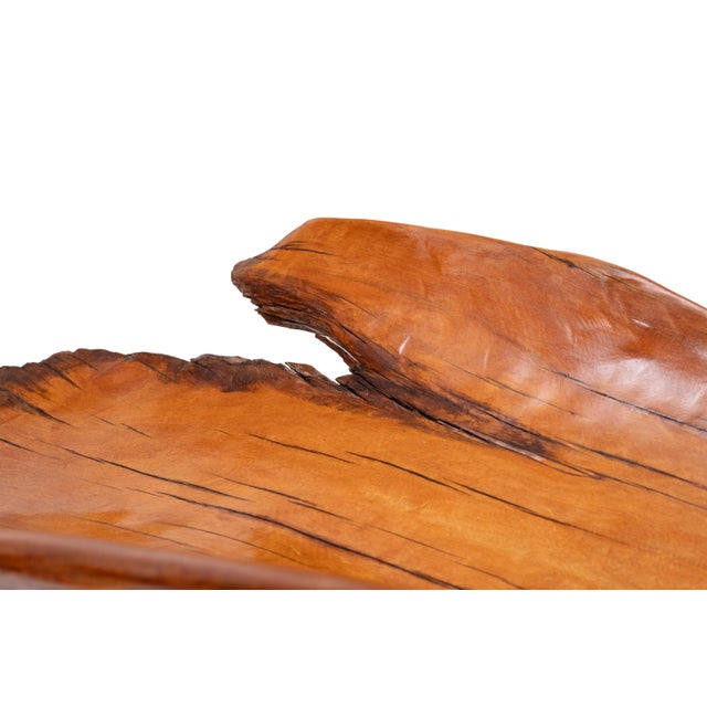 Large Hand-Turned Birch Fruit Bowl, Alaska, 1970s For Sale - Image 11 of 12