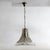 Wonderful floral pendant light by Carlo Nason for AV Mazzega, Italy and J.T. Kalmar, Austria, with three hand-made clear...