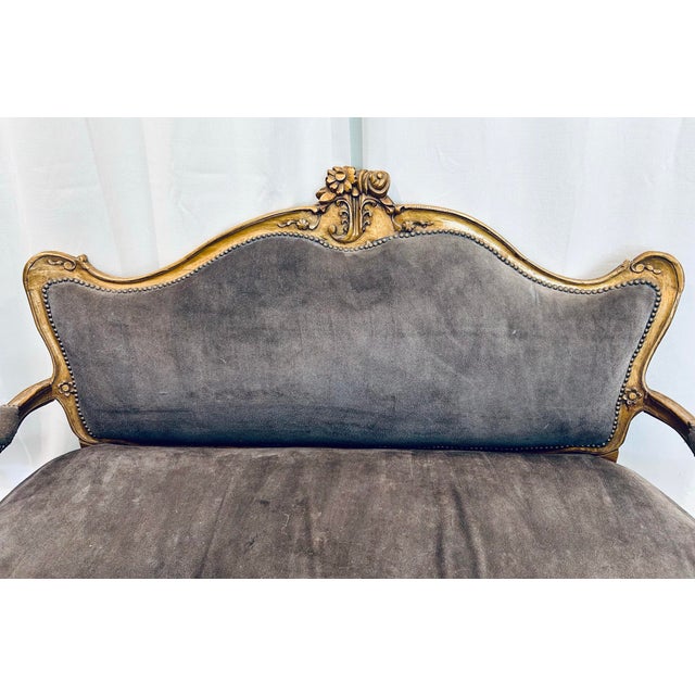 19th Century Italian Louis XV Rococo Style Salon Sofa For Sale - Image 9 of 12