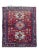 Vintage Persian Tribal Karaja 2 Toned Reds Rug - 3.6 x 4.6 For Sale
