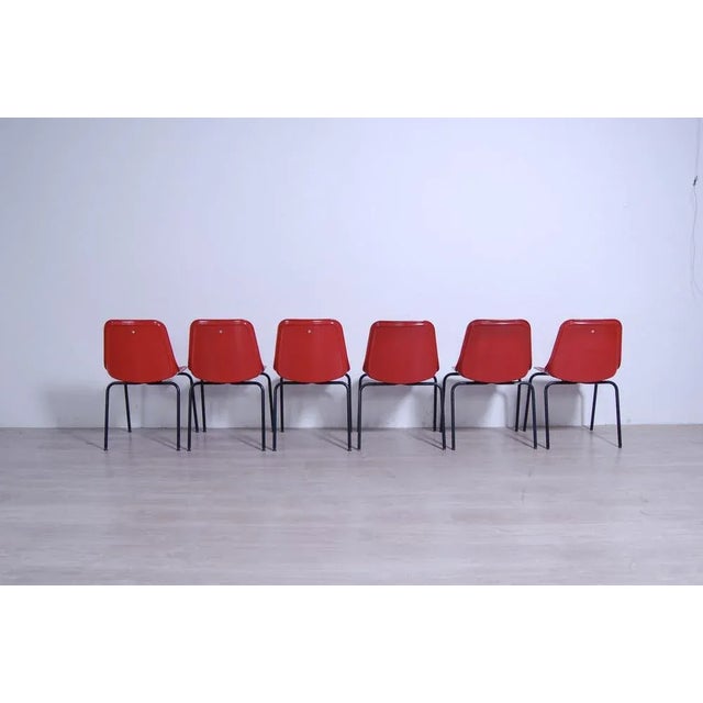 Chairs from MIM, Rome, 1960s, Set of 6 For Sale - Image 4 of 16
