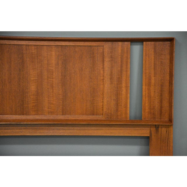 1960s 1960s Teak King Headboard by Falster For Sale - Image 5 of 6