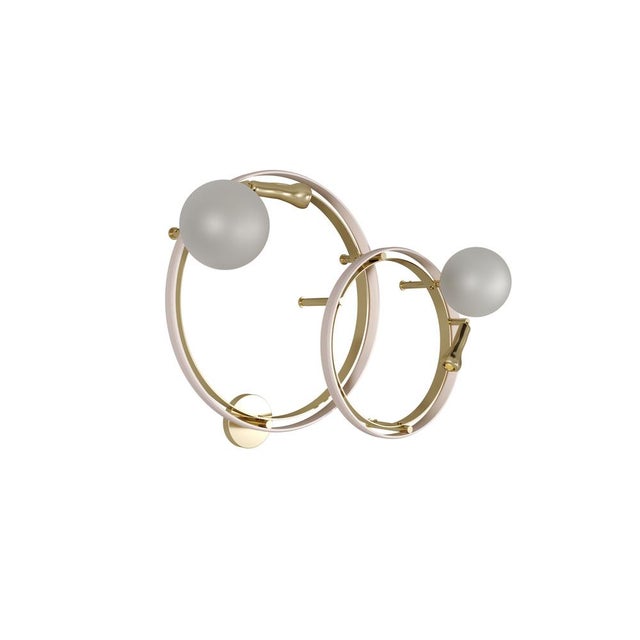 Pearl Wall Lamp Set by Creativemary For Sale - Image 10 of 18
