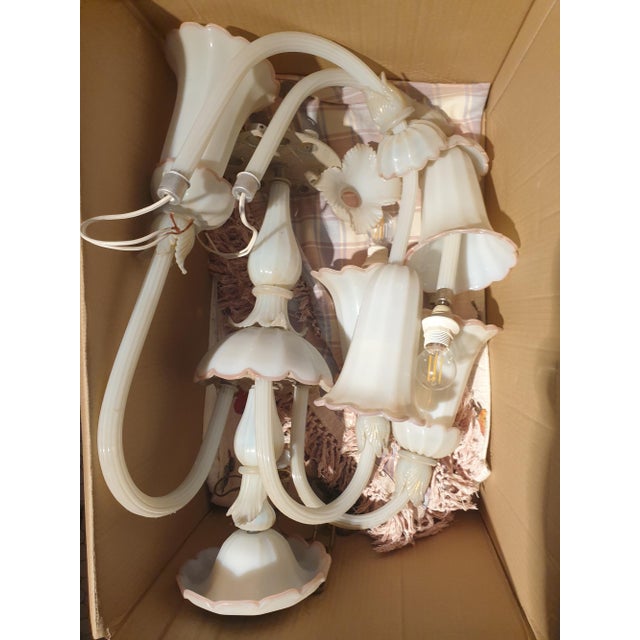 Vintage Chandelier in Murano Blown Glass, 1930s For Sale - Image 3 of 8