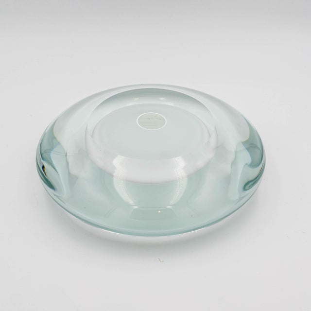 Double Bubble Art Glass Vase in Style of Anna Torfs.