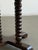 Brown Vintage Bobbin Leg Round Dining Table For Sale - Image 8 of 9