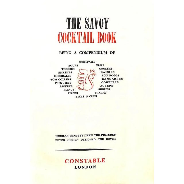 Traditional "The Savoy Cocktail Book" 1959 Craddock, Harry For Sale - Image 3 of 12