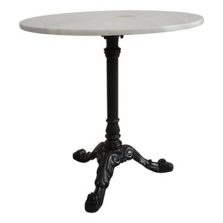 Marble and Cast Iron Coffee Table from Thonet For Sale