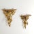 Wood Pair of Giltwood Brackets, Italy Circa 1920 For Sale - Image 7 of 8