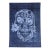 Vintage Sugar Skull Overdyed Rug, 08'01 X 11'06 For Sale