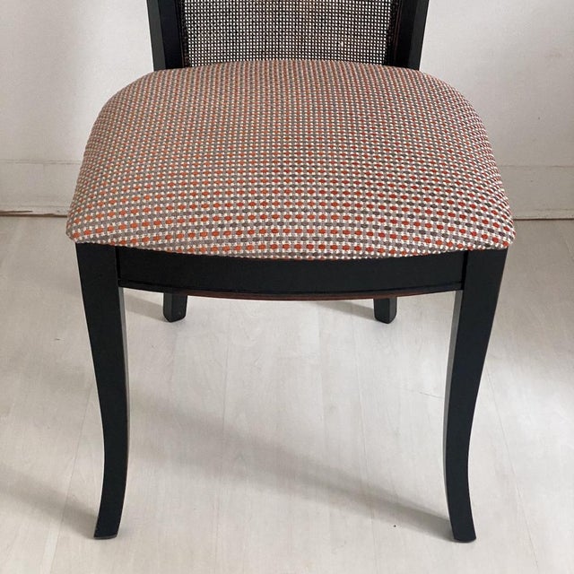 Wood Vintage Wooden and Cane Chair, 1960s For Sale - Image 7 of 11