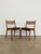 Mid-Century Modern Pair of Vintage Danish Modern Oak Dining Chairs Attributed to Korup For Sale - Image 3 of 7