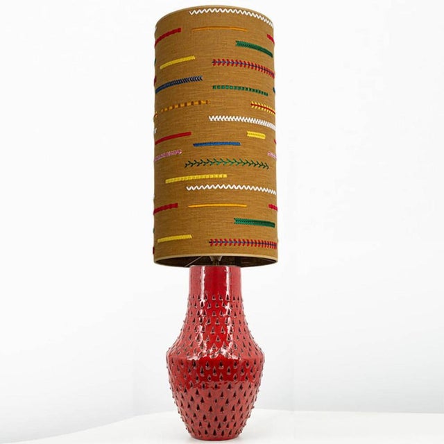 1960s Vintage Ceramic Table Lamp from Bitossi, 1960 For Sale - Image 5 of 7