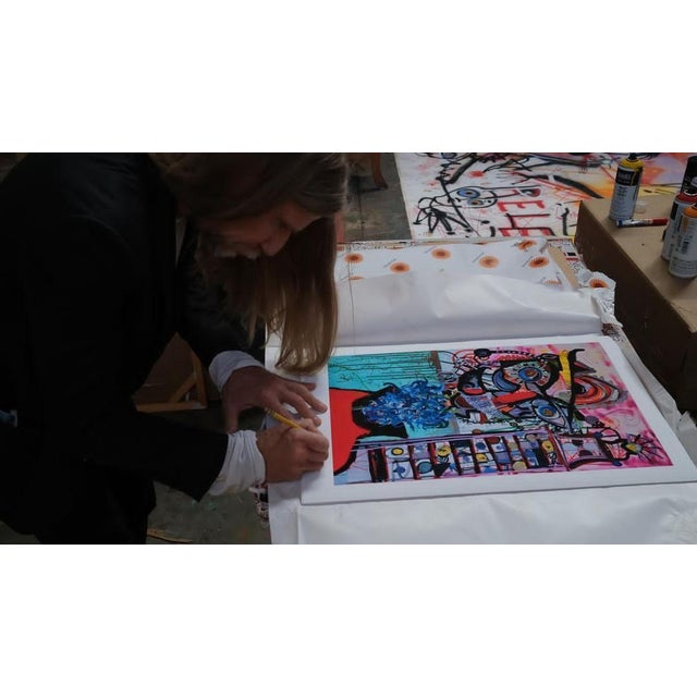 Paul Kostabi, Unable to Fall Into the Dream, 2025, Print For Sale - Image 3 of 5