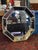 1990s Octagon Silver Swiss-Dot Wall Mirror With Bevelled Glass For Sale - Image 5 of 7
