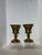 Early 20th Century Set of Two Early 20th Century Brass Compote or Candle Holders For Sale - Image 5 of 10