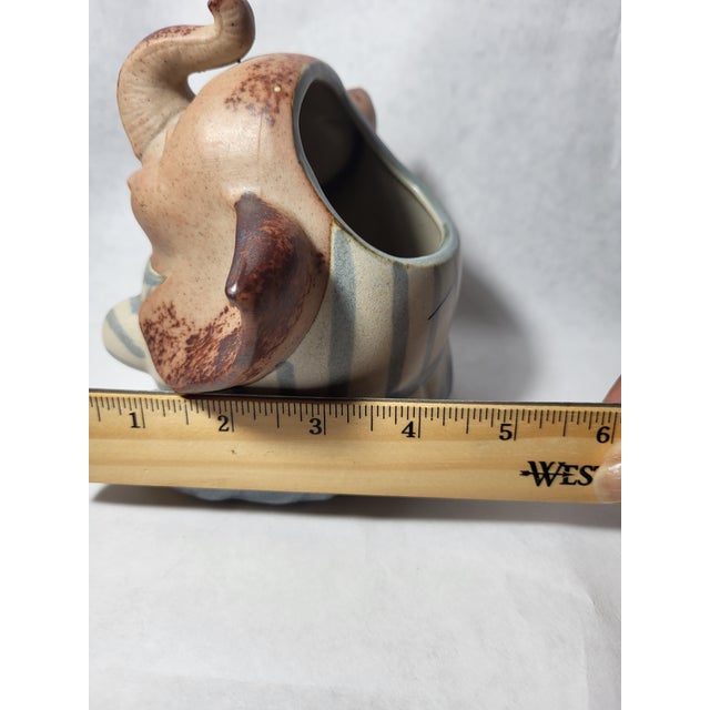 1950s Japan Anthropomorphic Elephant Planter For Sale - Image 10 of 12