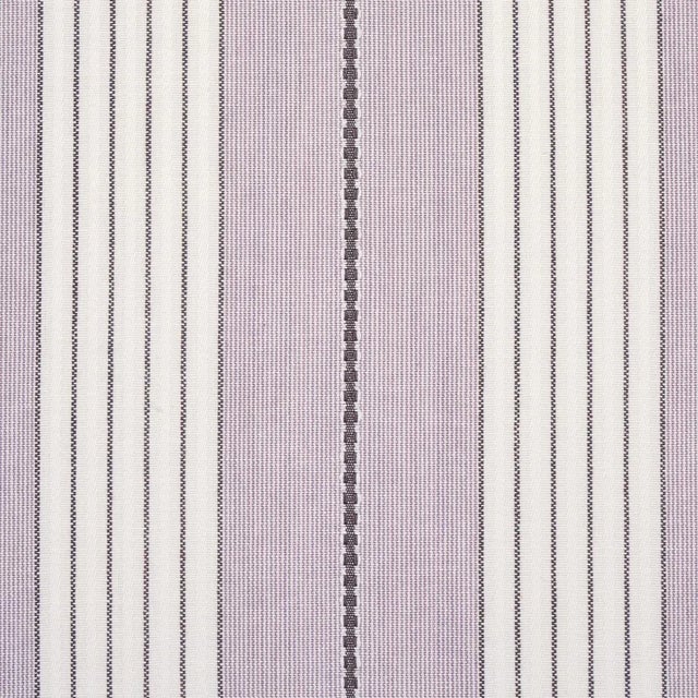 Contemporary Sample - Schumacher Audrey Stripe Fabric in Lilac For Sale - Image 3 of 4