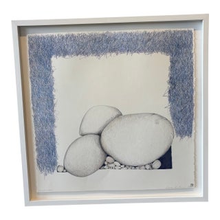 Contemporary Abstract Stone Drawing by Pauline Kochanski For Sale