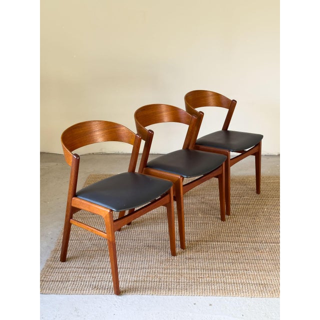 Danish Teak Dining Chairs attributed to Erik Kirkegaard for Høng Stole, 1960s, Set of 6 For Sale - Image 18 of 18