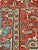 Antique Persian Serapi Carpet Handmade Wool Oriental Rug Rust, Ivory, Light Blue For Sale - Image 17 of 18